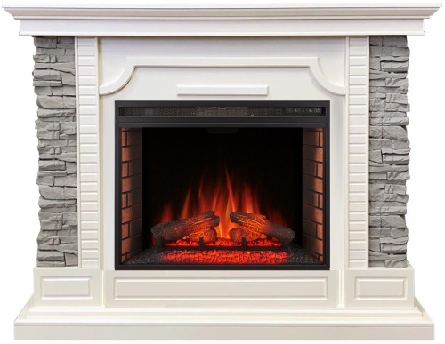 Камин Royal Flame Avignon сланец серый с Vision 23 LED FX Камин Royal Flame Avignon сланец серый с Vision 23 LED FX