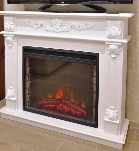 Каминокомплект RealFlame портал Philadelphia 25,5/26 WT с очагом Sparta 25,5 LED фото 2 Каминокомплект RealFlame портал Philadelphia 25,5/26 WT с очагом Sparta 25,5 LED фото 2