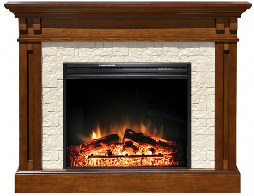 Камин Royal Flame Cambridge темный дуб камень бежевый с Jupiter FX N Камин Royal Flame Cambridge темный дуб камень бежевый с Jupiter FX N