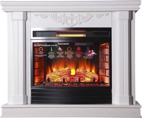 Каминокомплект InterFlame портал Genius с очагом Panoramic 08-25 LED FX фото 3 Каминокомплект InterFlame портал Genius с очагом Panoramic 08-25 LED FX фото 3