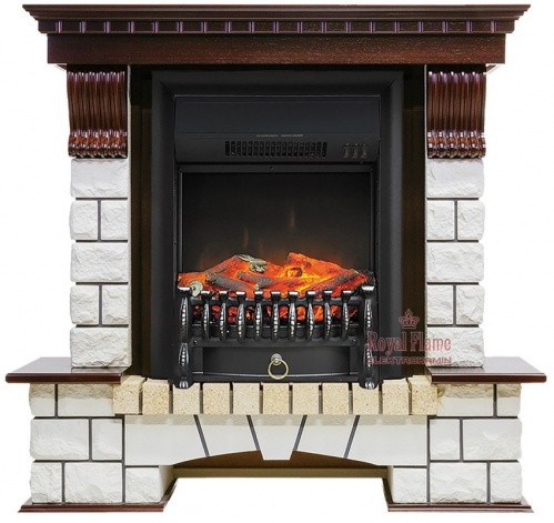 Камин Royal Flame Pierre Luxe с Fobos/Majestic Камин Royal Flame Pierre Luxe с Fobos/Majestic