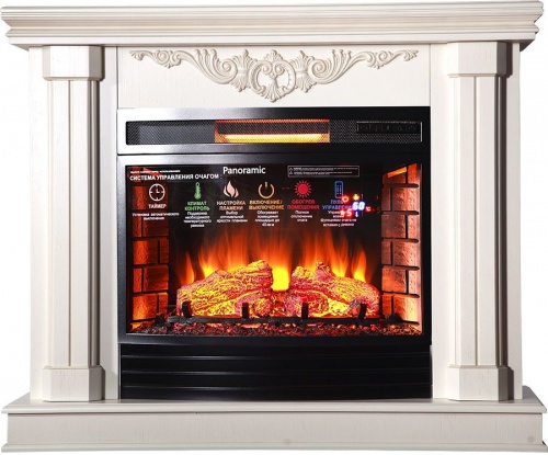 Каминокомплект InterFlame портал Genius с очагом Panoramic 08-25 LED FX фото 4 Каминокомплект InterFlame портал Genius с очагом Panoramic 08-25 LED FX фото 4