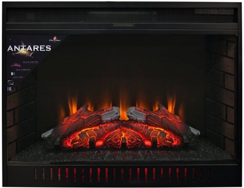  InterFlame Antares 31 Black LED FX QZ  3